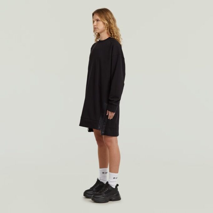 Biker rits trui jurk Biker rits trui jurk