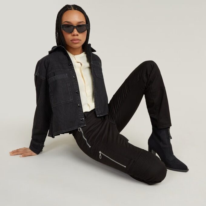 Biker Skinny Cargo Broek