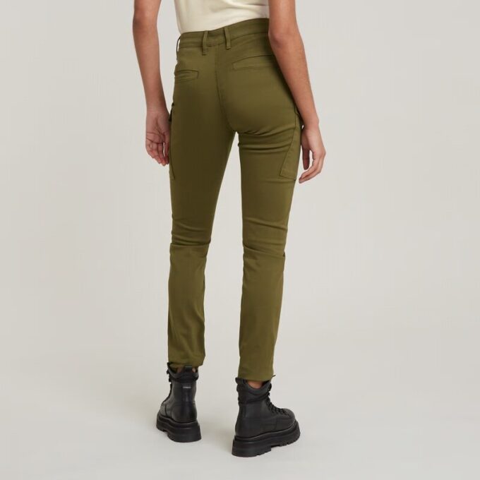 Blossite G-Shape Army High Skinny Broek