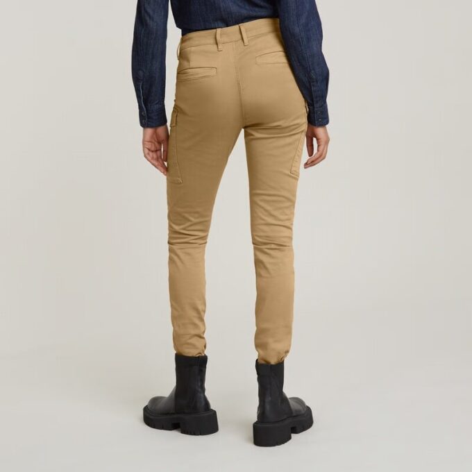 Blossite G-Shape Army High Skinny Broek
