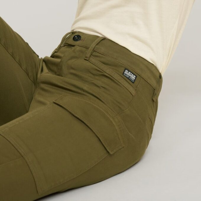 Blossite G-Shape Army High Skinny Broek