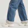 Bowey 3D gevoerde losse jeans Bowey 3D gevoerde losse jeans