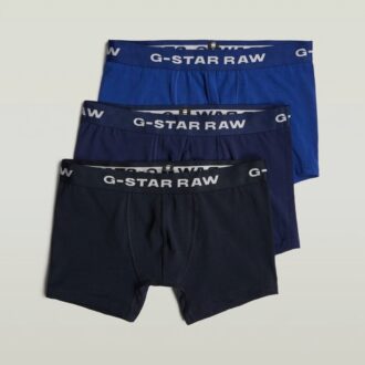 Boxershorts 3-pack blauwtint