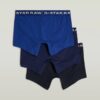 Boxershorts 3-pack blauwtint