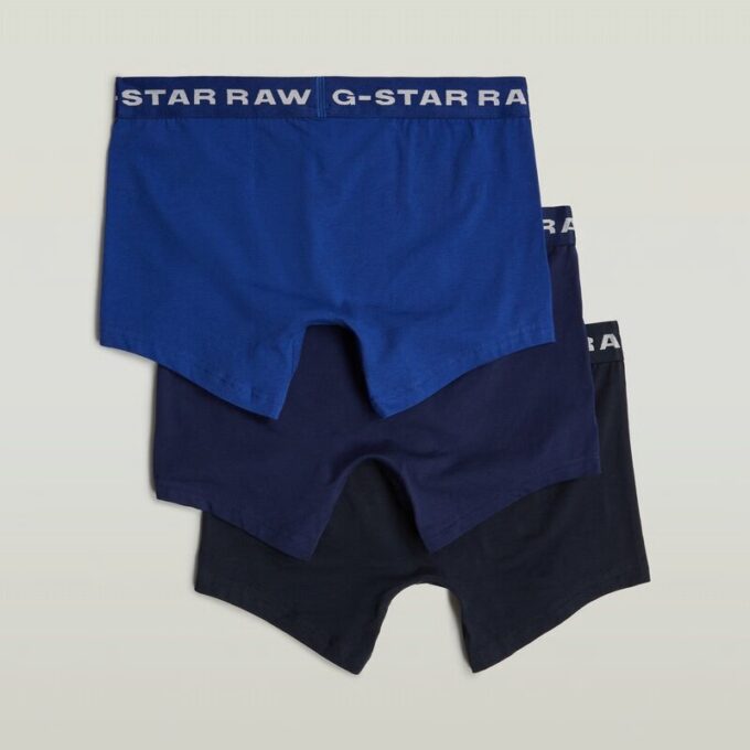 Boxershorts 3-pack blauwtint