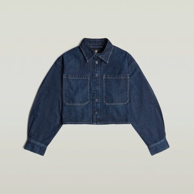 Boxy 2-pocket overshirt