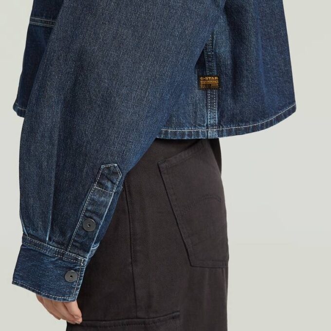Boxy 2-pocket overshirt