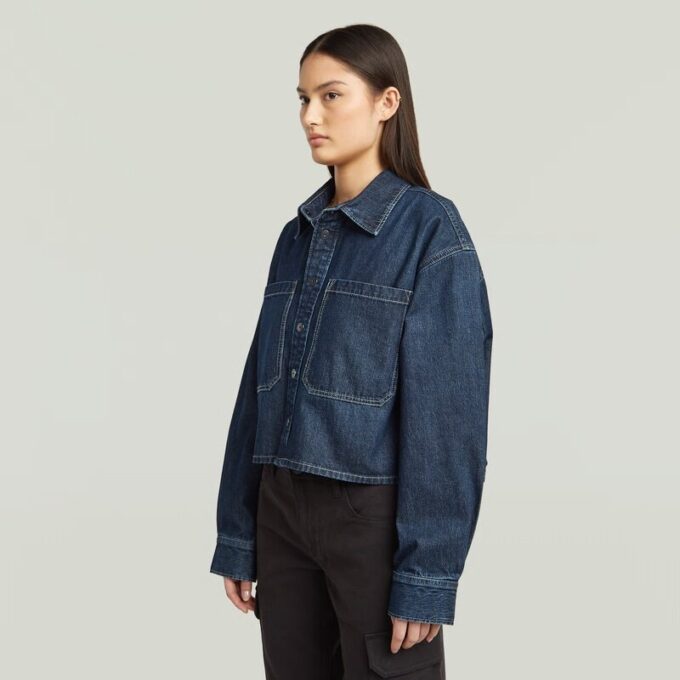 Boxy 2-pocket overshirt