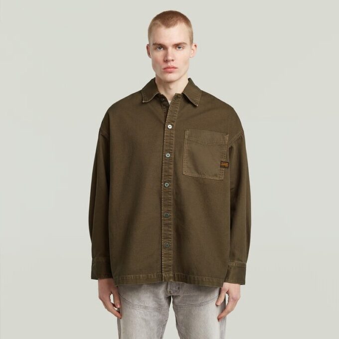 Boxy Fit Overshirt Boxy Fit Overshirt