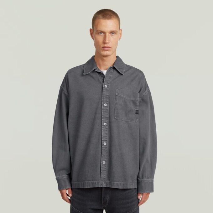 Boxy Fit Overshirt Boxy Fit Overshirt