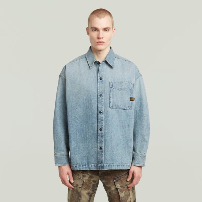 Boxy Fit Overshirt Boxy Fit Overshirt