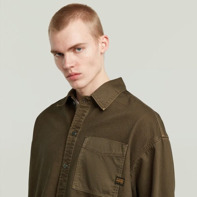 Boxy Fit Overshirt Boxy Fit Overshirt
