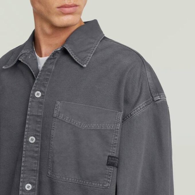 Boxy Fit Overshirt Boxy Fit Overshirt