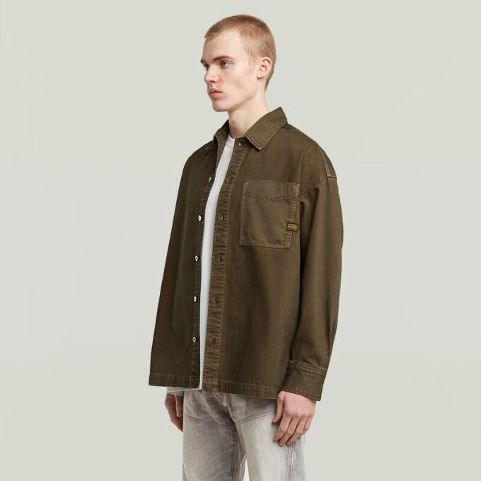 Boxy Fit Overshirt Boxy Fit Overshirt