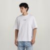 Boxy T-shirt met centrale borst