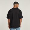 Boxy T-shirt met centrale borst