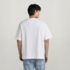 Boxy T-shirt met centrale borst