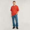 Boxy T-shirt met centrale borst Boxy T-shirt met centrale borst
