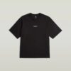 Boxy T-shirt met centrale borst