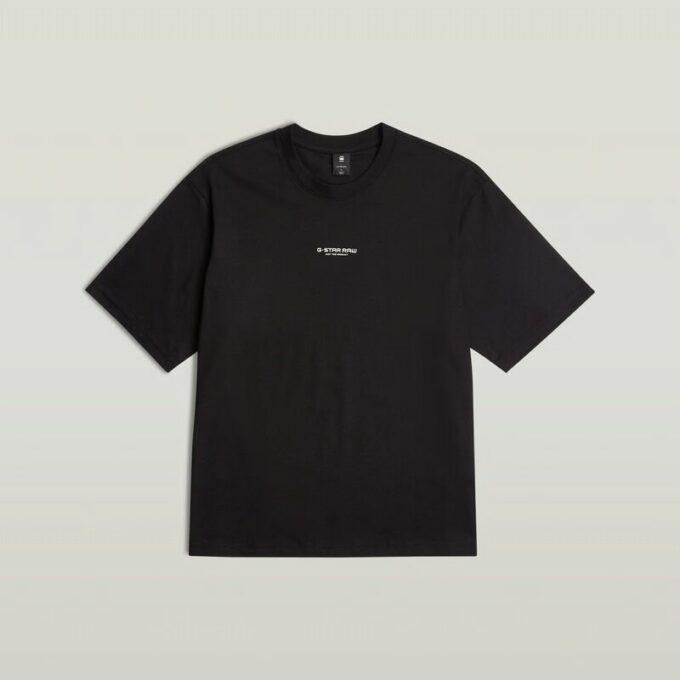 Boxy T-shirt met centrale borst