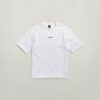 Boxy T-shirt met centrale borst
