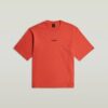 Boxy T-shirt met centrale borst Boxy T-shirt met centrale borst