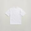 Boxy T-shirt met centrale borst