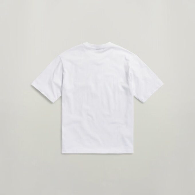 Boxy T-shirt met centrale borst