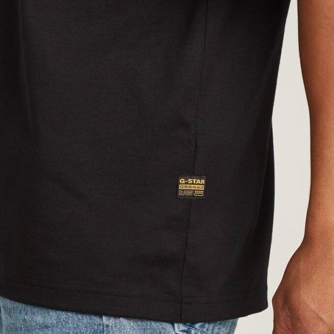 Boxy T-shirt met centrale borst
