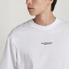 Boxy T-shirt met centrale borst