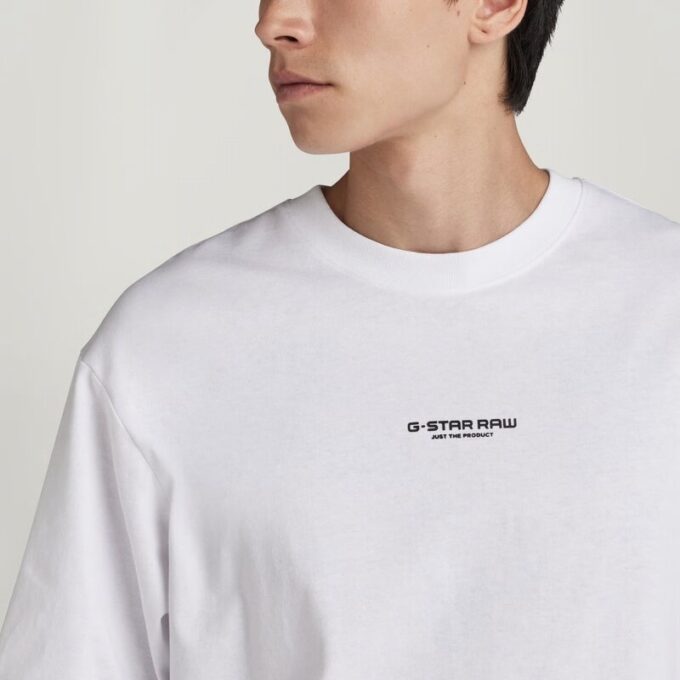 Boxy T-shirt met centrale borst