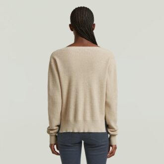 Boxy V-hals trui