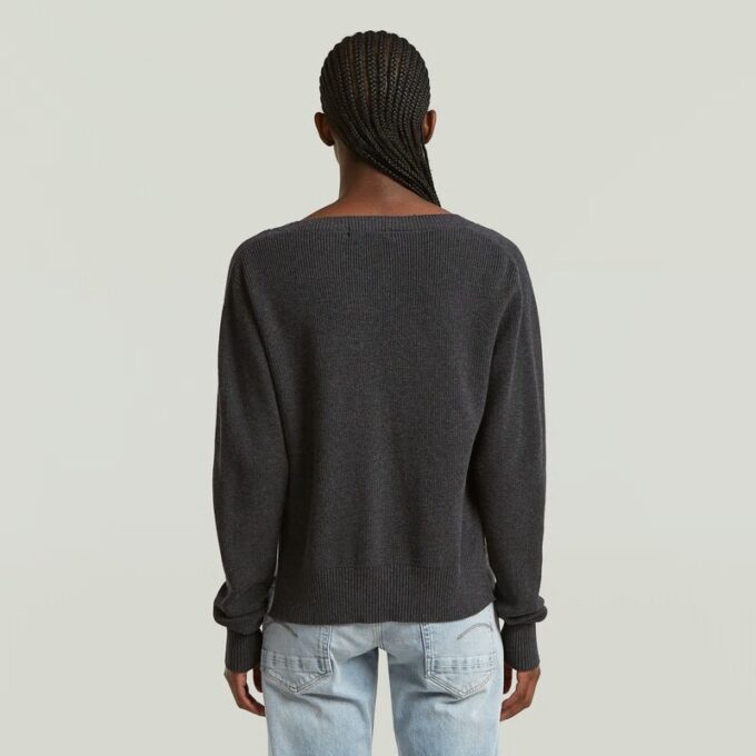 Boxy V-hals trui