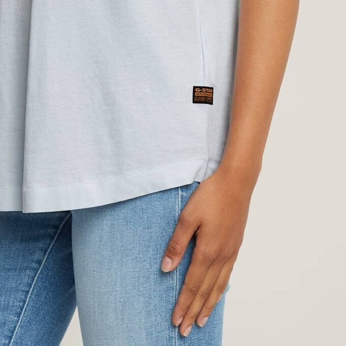 Boyfriend top met opgerolde mouwen Boyfriend top met opgerolde mouwen