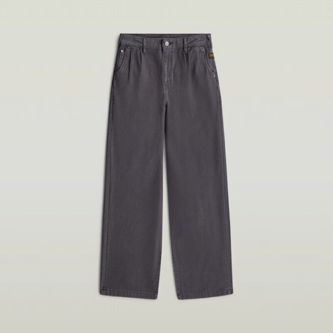 Brede geplooide broek Brede geplooide broek