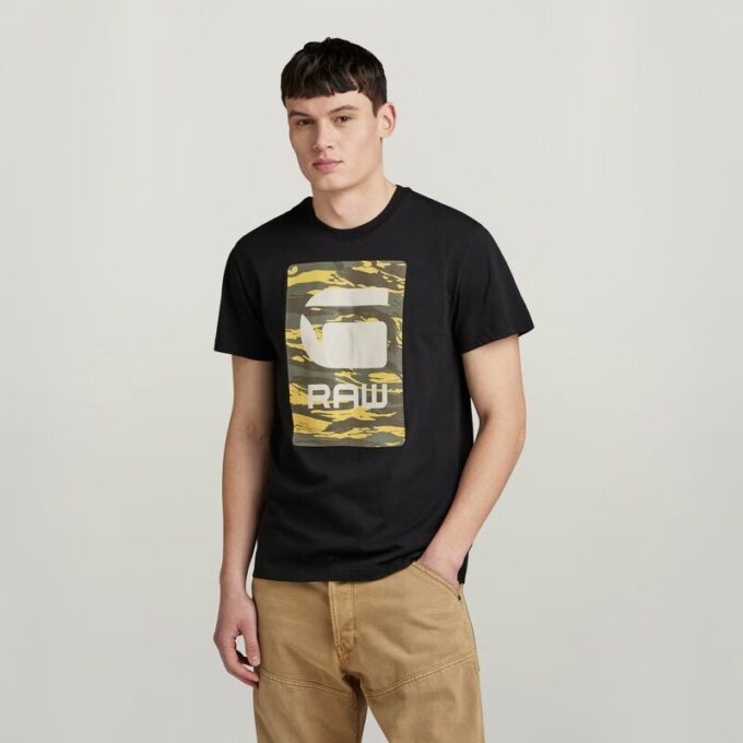 Camo Box Grafisch T-shirt