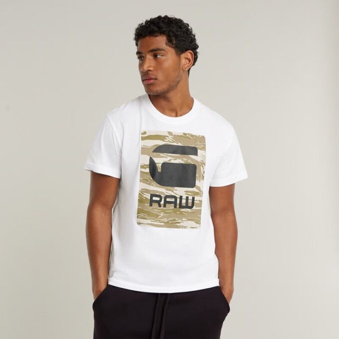 Camo Box Grafisch T-shirt