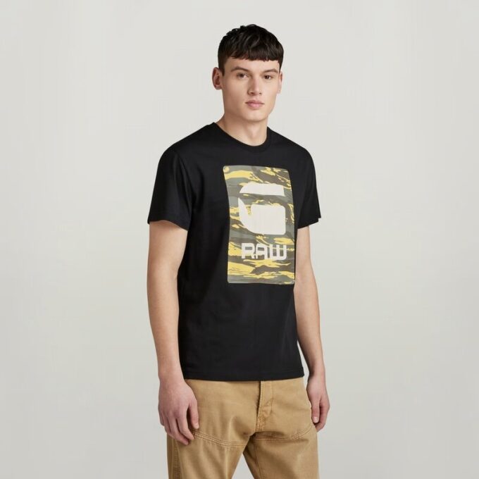 Camo Box Grafisch T-shirt