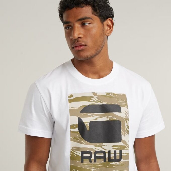 Camo Box Grafisch T-shirt