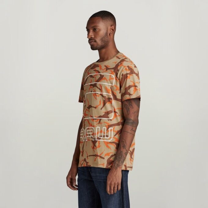 Camo Grafisch T-shirt