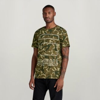 Camo Grafisch T-shirt
