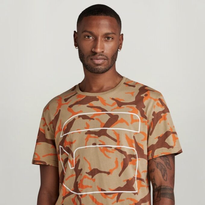 Camo Grafisch T-shirt