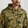 Camo Sleeve Grafische Hoodie