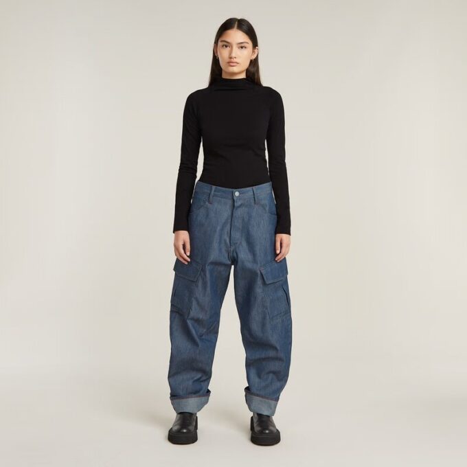 Cargo 3D Boyfriend-broek Cargo 3D Boyfriend-broek