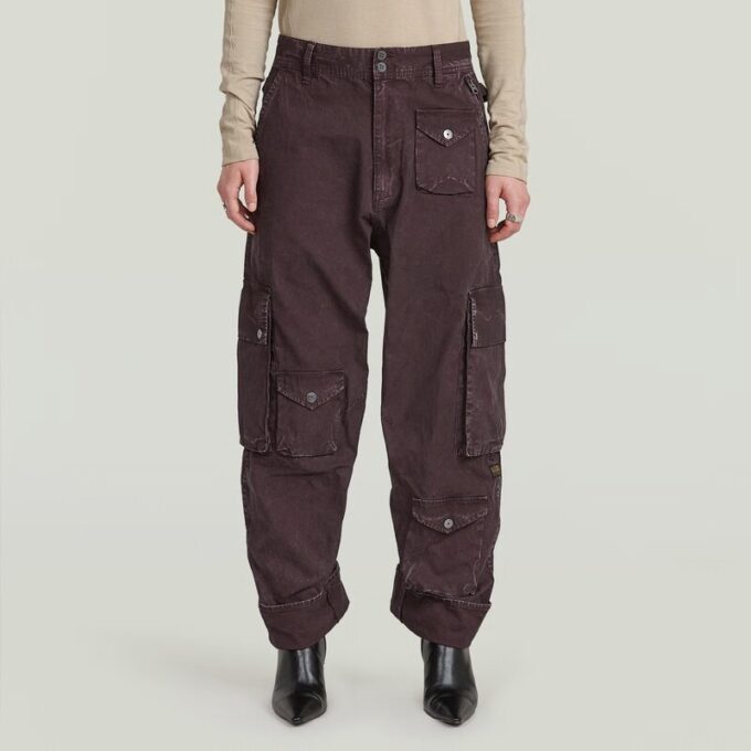 Cargo 3D Boyfriend Multi Pocket Broek Cargo 3D Boyfriend Multi Pocket Broek