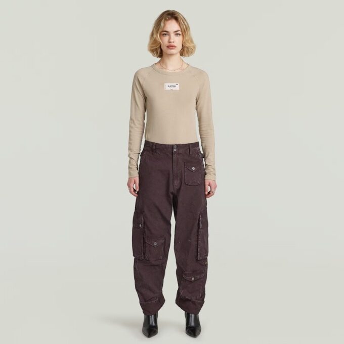 Cargo 3D Boyfriend Multi Pocket Broek Cargo 3D Boyfriend Multi Pocket Broek