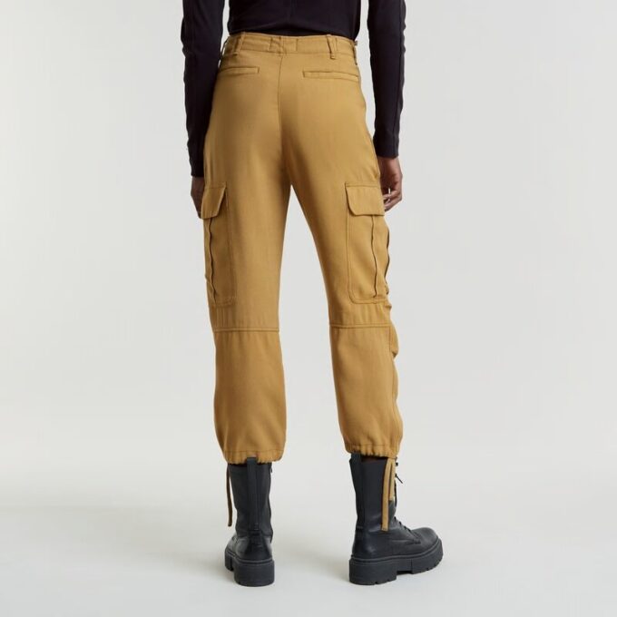 Cargo Cropped Trekkoord Broek Cargo Cropped Trekkoord Broek