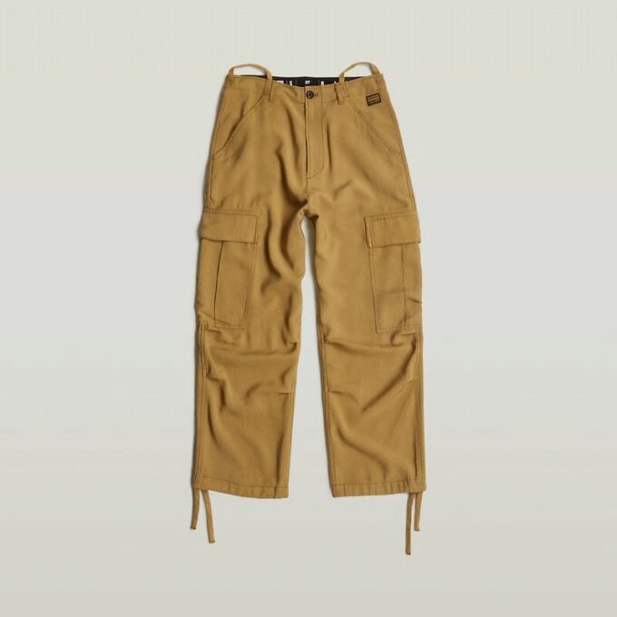 Cargo Cropped Trekkoord Broek Cargo Cropped Trekkoord Broek