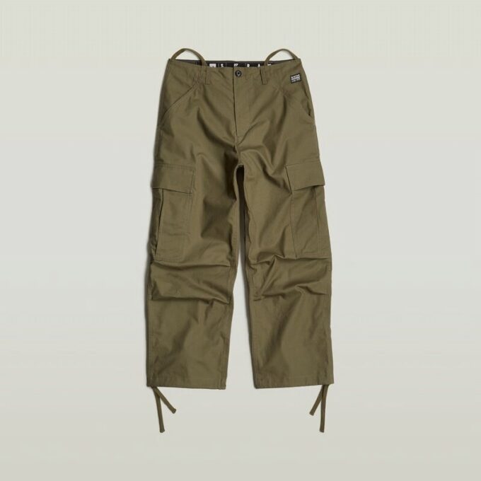 Cargo Cropped Trekkoord Broek Cargo Cropped Trekkoord Broek