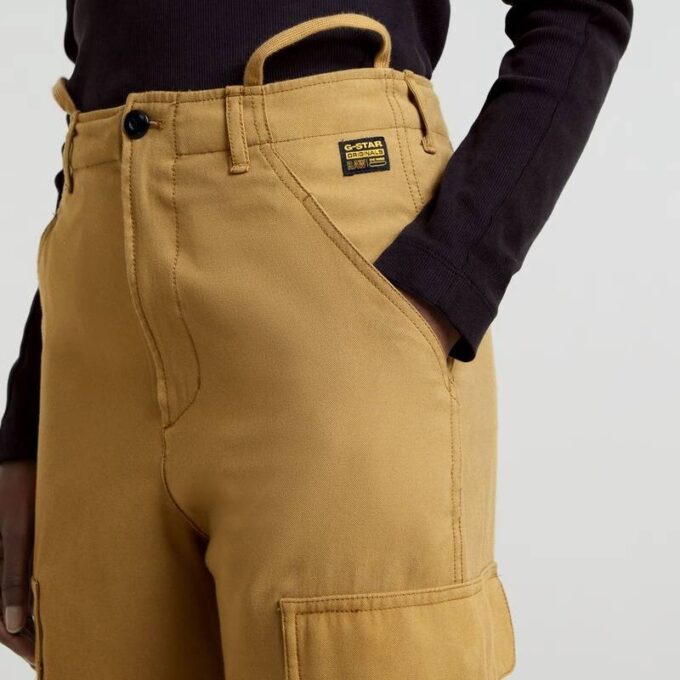 Cargo Cropped Trekkoord Broek Cargo Cropped Trekkoord Broek